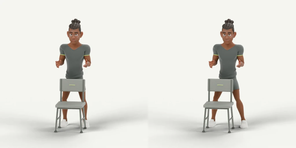 Chair Step-Outs movement preview