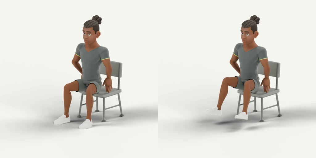 Seated Knee Raises movement preview
