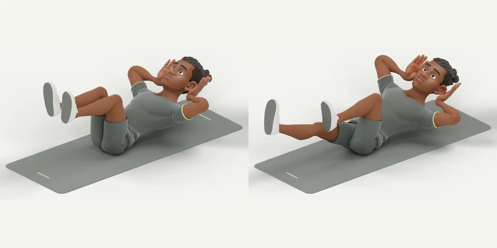 Bicycle Crunches movement preview