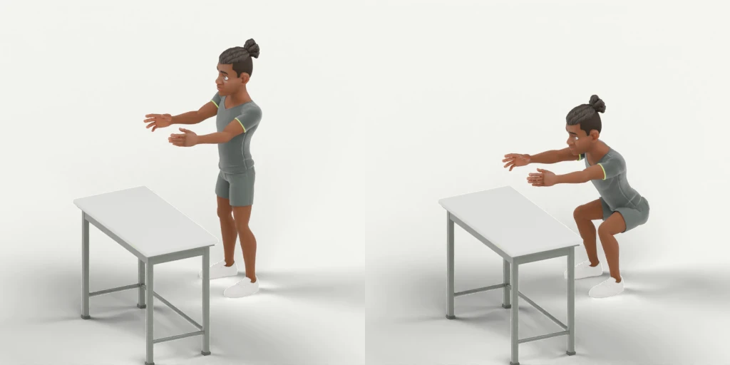 Counter Squats movement preview